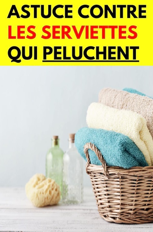 serviette peluche