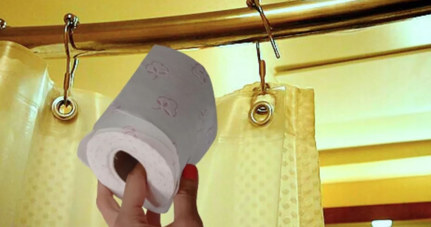 Votre Rideau de Douche avec des Rouleaux de Papier-Toilette
