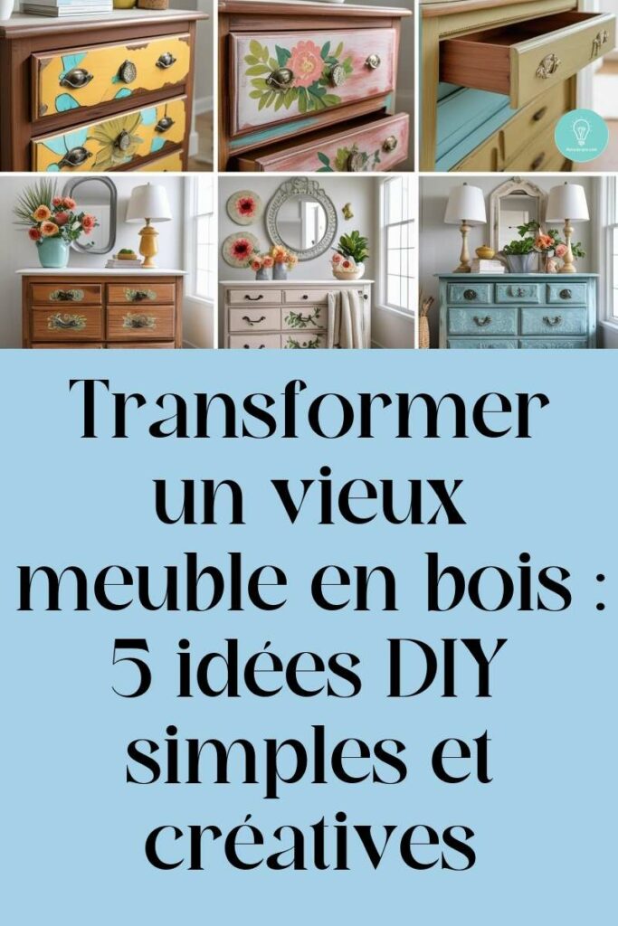 Transformer un vieux meuble en bois