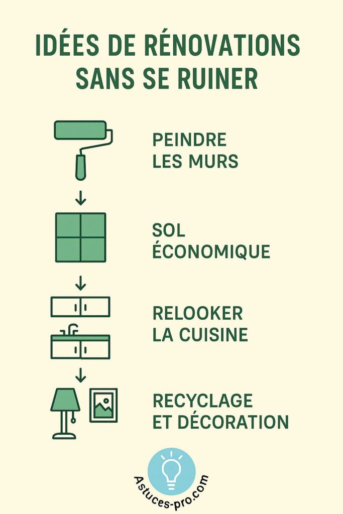 Idées de rénovations abordables